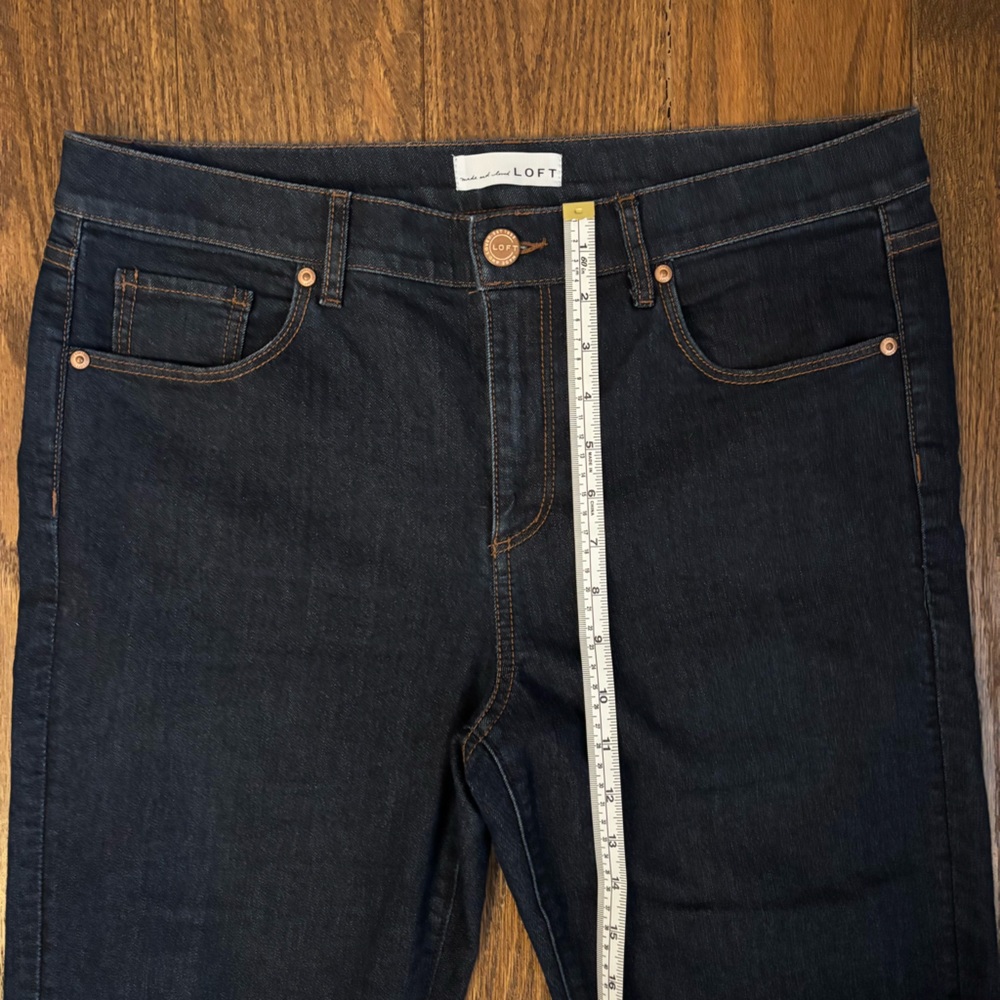 LOFT Dark Indigo Skinny Jeans - Picture 8 of 9
